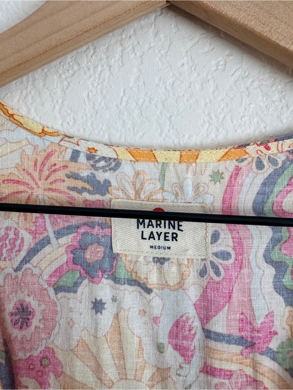 Marine Layer Groovy 70s Hemp Romper - Picture 3 of 8